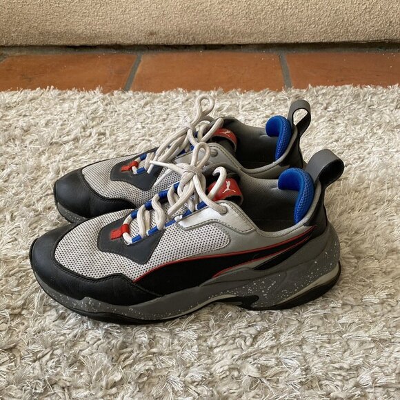 Puma Mens Shoes Thunder Electric Violet Black Quiet Shade Sneakers Size 9.5 - Picture 8 of 8